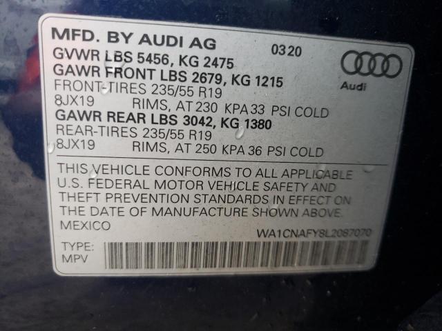 Photo 9 VIN: WA1CNAFY8L2087070 - AUDI Q5 PRESTIG 