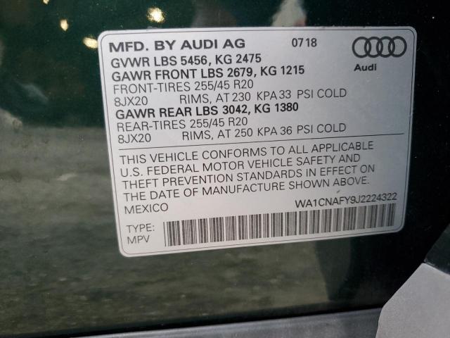 Photo 12 VIN: WA1CNAFY9J2224322 - AUDI Q5 