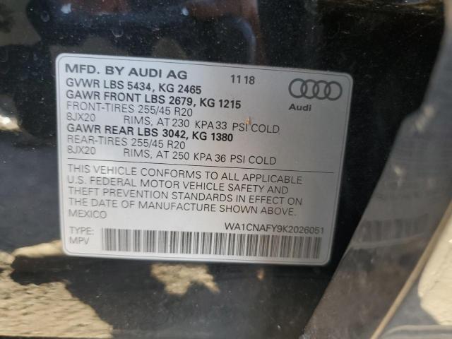 Photo 12 VIN: WA1CNAFY9K2026051 - AUDI Q5 PRESTIG 