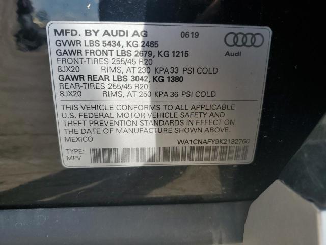 Photo 13 VIN: WA1CNAFY9K2132760 - AUDI Q5 