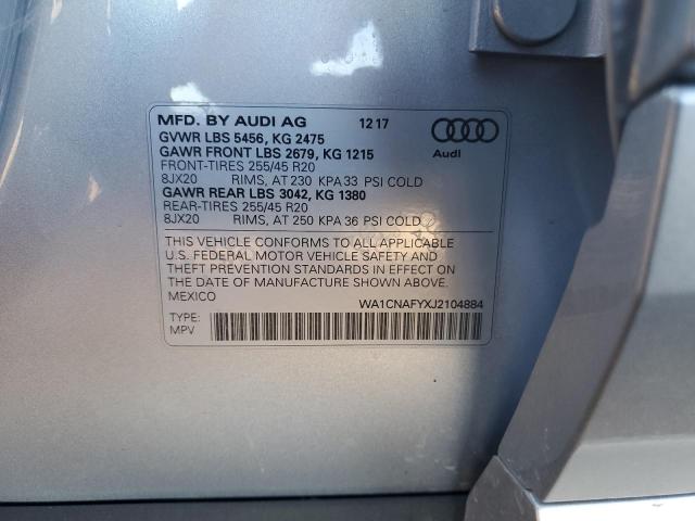 Photo 11 VIN: WA1CNAFYXJ2104884 - AUDI Q5 