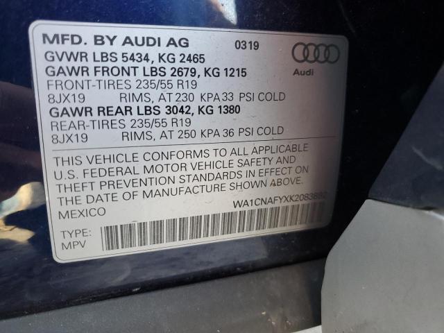 Photo 12 VIN: WA1CNAFYXK2083892 - AUDI Q5 