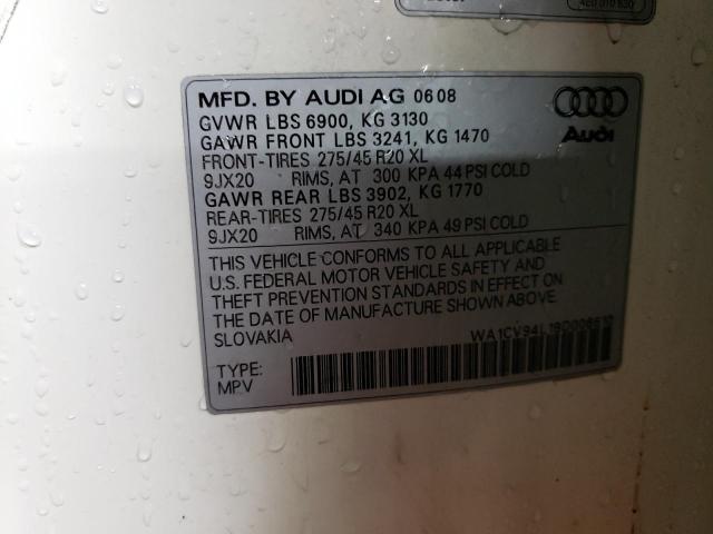 Photo 11 VIN: WA1CV94L19D006610 - AUDI Q7 