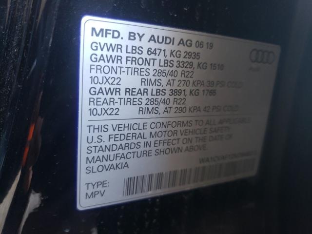 Photo 9 VIN: WA1CVAF12KD046312 - AUDI Q8 