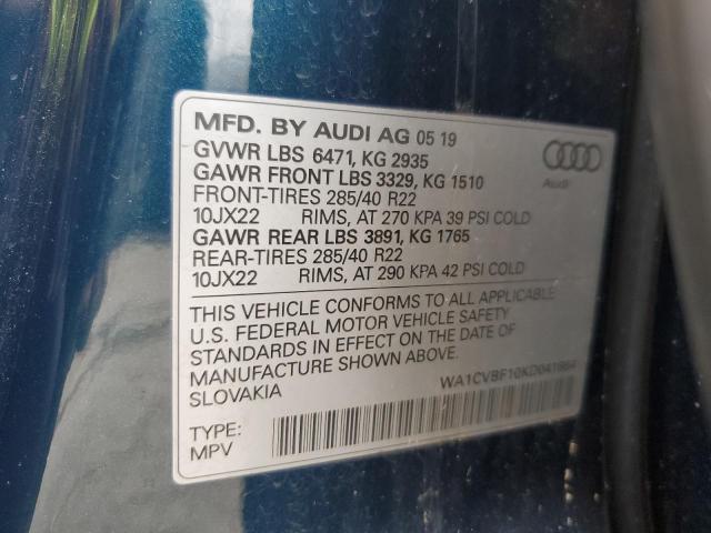 Photo 11 VIN: WA1CVBF10KD041664 - AUDI Q8 