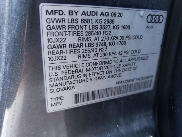 Photo 9 VIN: WA1CWAF14LD026979 - AUDI SQ8 