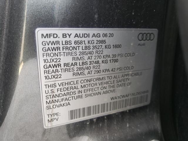 Photo 9 VIN: WA1CWAF1XLD024945 - AUDI SQ8 PRESTI 