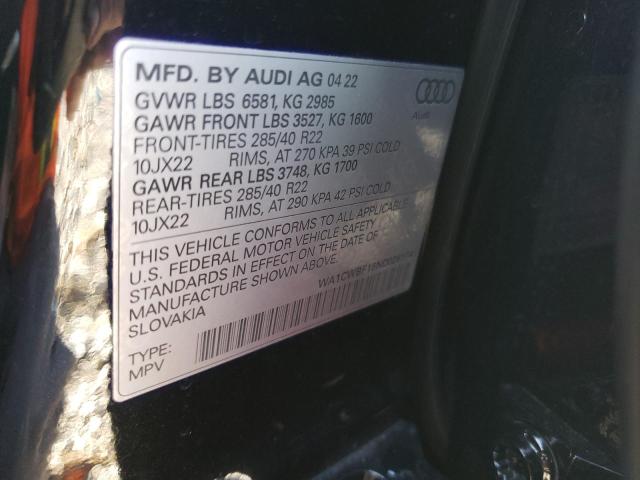 Photo 12 VIN: WA1CWBF15ND026174 - AUDI SQ8 