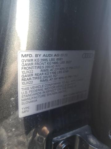 Photo 12 VIN: WA1CWBF16PD027305 - AUDI SQ8 PRESTI 