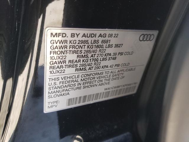 Photo 13 VIN: WA1CWBF1XPD001791 - AUDI SQ8 PRESTI 