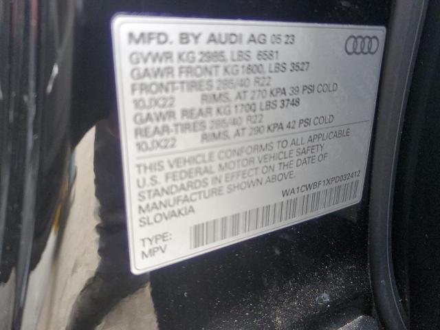 Photo 12 VIN: WA1CWBF1XPD032412 - AUDI SQ8 