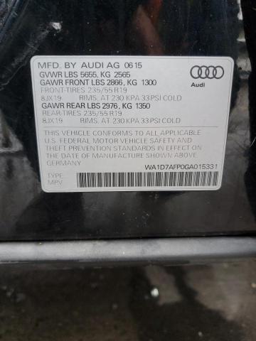 Photo 12 VIN: WA1D7AFP0GA015331 - AUDI Q5 PREMIUM 