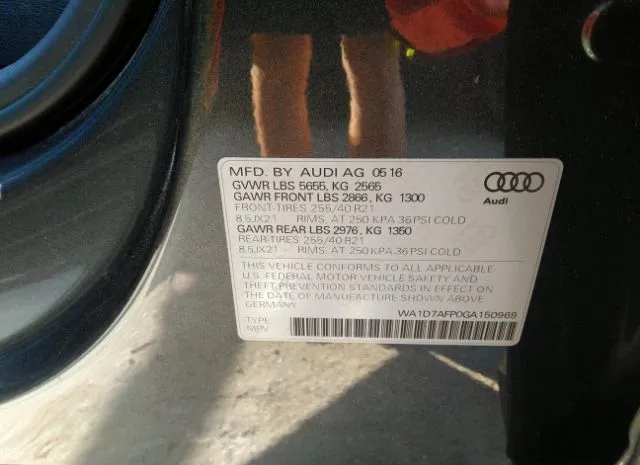 Photo 8 VIN: WA1D7AFP0GA150969 - AUDI Q5 