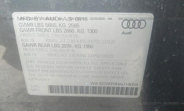 Photo 8 VIN: WA1D7AFP0HA014004 - AUDI Q5 