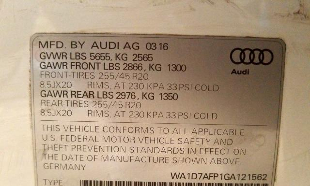 Photo 9 VIN: WA1D7AFP1GA121562 - AUDI Q5 