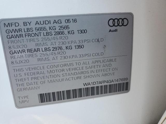 Photo 9 VIN: WA1D7AFP4GA147699 - AUDI Q5 PREMIUM 