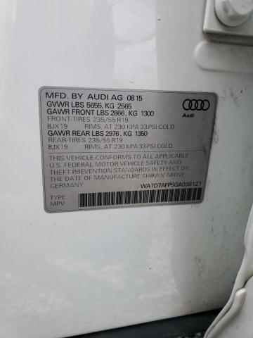 Photo 12 VIN: WA1D7AFP5GA038121 - AUDI Q5 PREMIUM 