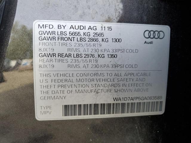 Photo 11 VIN: WA1D7AFP5GA083589 - AUDI Q5 PREMIUM 