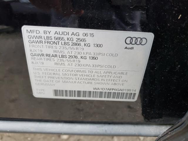 Photo 9 VIN: WA1D7AFP6GA019514 - AUDI Q5 PREMIUM 