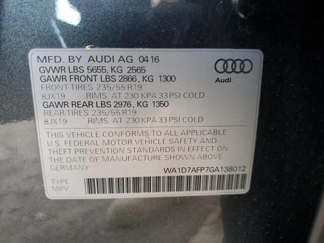 Photo 12 VIN: WA1D7AFP7GA138012 - AUDI Q5 PREMIUM 