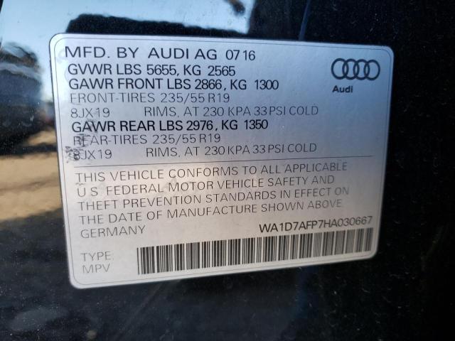 Photo 13 VIN: WA1D7AFP7HA030667 - AUDI Q5 PREMIUM 