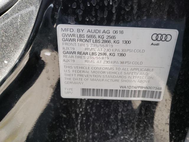 Photo 9 VIN: WA1D7AFP8HA007348 - AUDI Q5 PREMIUM 