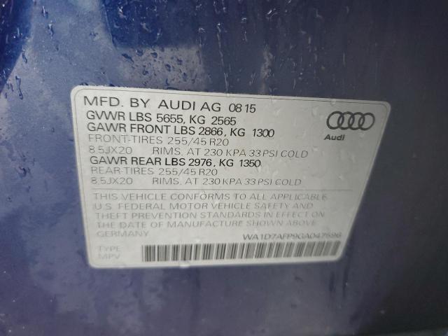 Photo 11 VIN: WA1D7AFP9GA047596 - AUDI Q5 