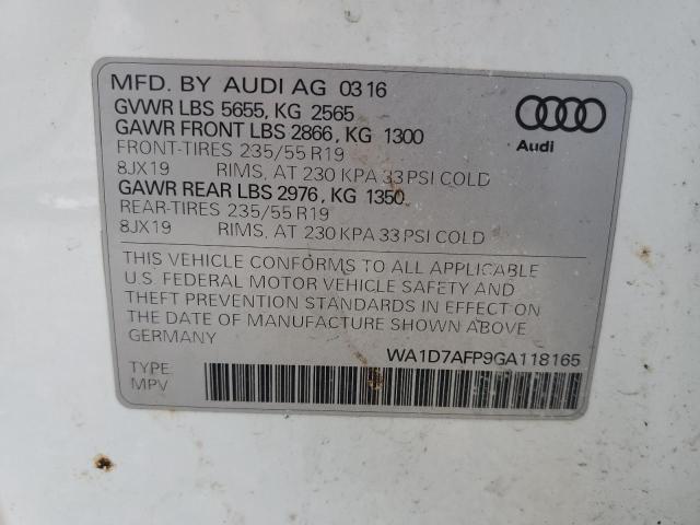 Photo 12 VIN: WA1D7AFP9GA118165 - AUDI Q5 