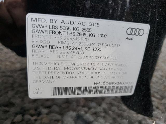 Photo 12 VIN: WA1D7AFPXGA007026 - AUDI Q5 