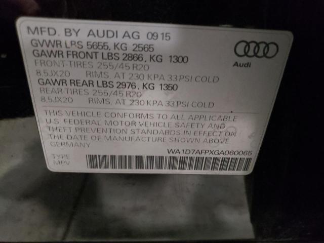 Photo 9 VIN: WA1D7AFPXGA060065 - AUDI Q5 PREMIUM 