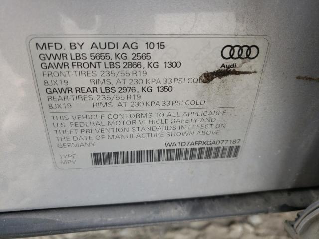 Photo 9 VIN: WA1D7AFPXGA077187 - AUDI Q5 PREMIUM 