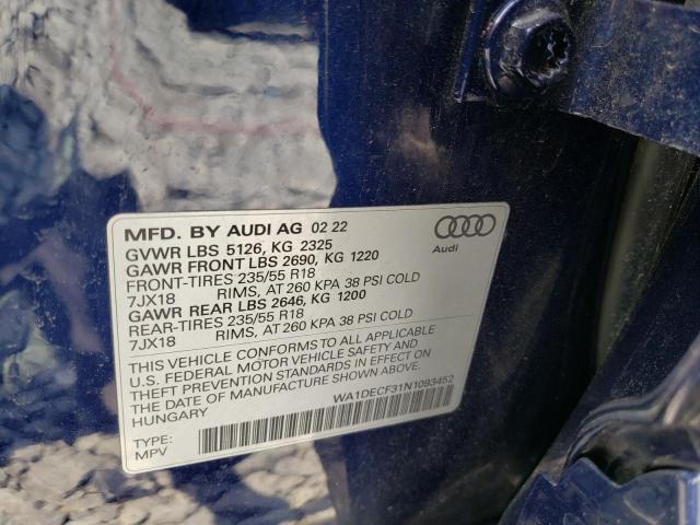 Photo 13 VIN: WA1DECF31N1093452 - AUDI Q3 