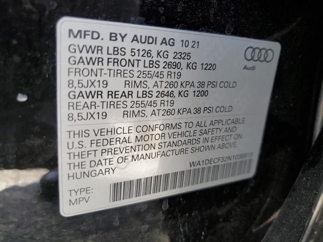 Photo 9 VIN: WA1DECF32N1036919 - AUDI Q3 