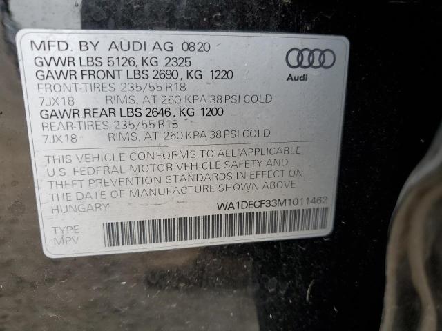 Photo 9 VIN: WA1DECF33M1011462 - AUDI Q3 PREMIUM 