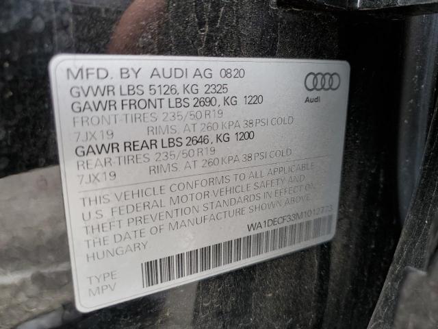 Photo 9 VIN: WA1DECF33M1012773 - AUDI Q3 PREMIUM 