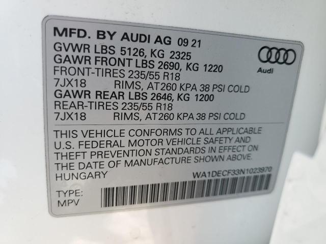 Photo 9 VIN: WA1DECF33N1023970 - AUDI Q3 