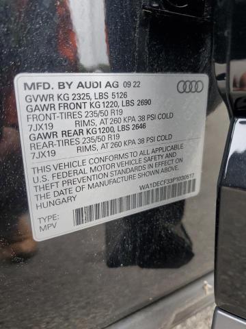 Photo 11 VIN: WA1DECF33P1030517 - AUDI Q3 PREMIUM 