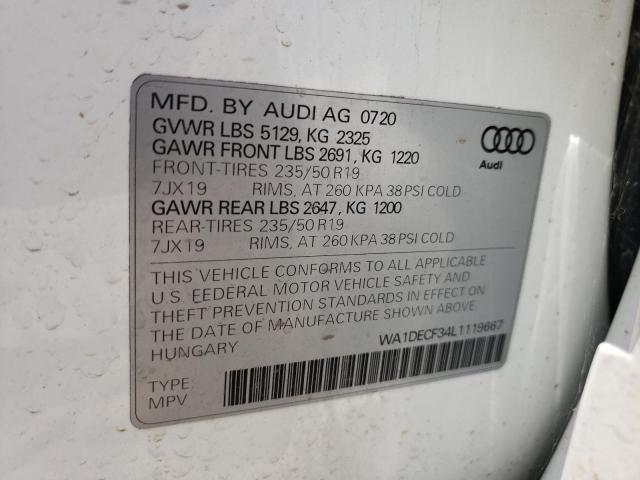 Photo 9 VIN: WA1DECF34L1119667 - AUDI Q3 PREMIUM 