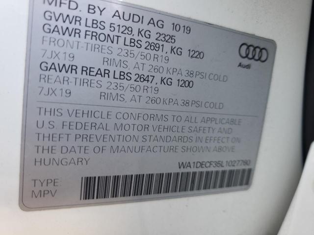 Photo 12 VIN: WA1DECF35L1027760 - AUDI Q3 PREMIUM 