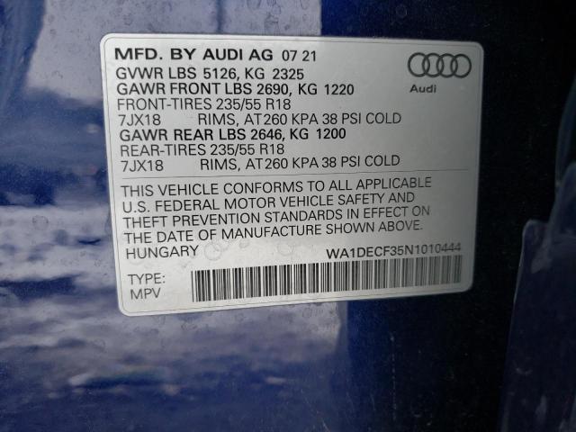 Photo 11 VIN: WA1DECF35N1010444 - AUDI Q3 