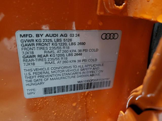 Photo 13 VIN: WA1DECF35R1126197 - AUDI Q3 PREMIUM 