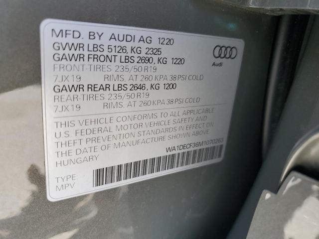 Photo 12 VIN: WA1DECF36M1070263 - AUDI Q3 