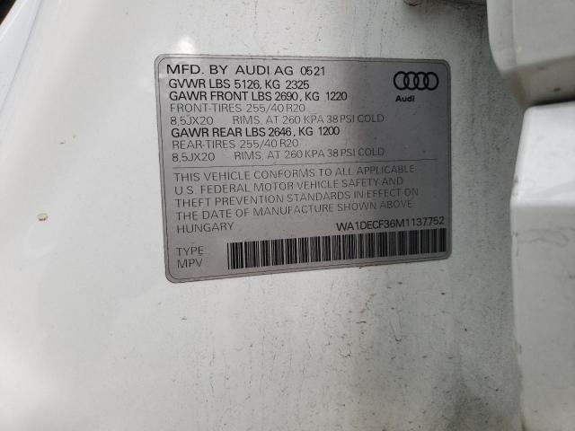 Photo 12 VIN: WA1DECF36M1137752 - AUDI Q3 