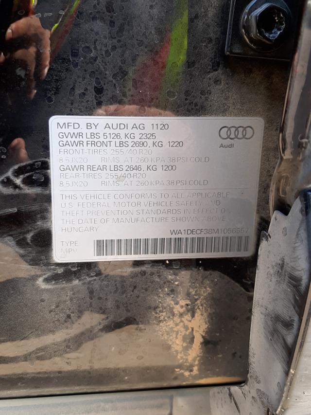 Photo 9 VIN: WA1DECF38M1056557 - AUDI Q3 