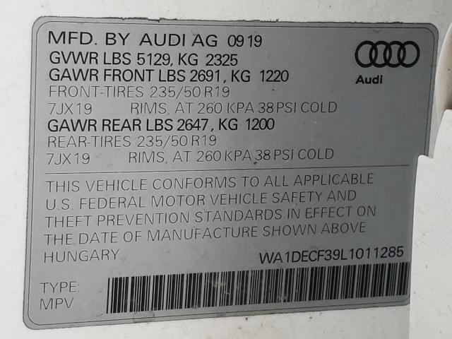 Photo 13 VIN: WA1DECF39L1011285 - AUDI Q3 PREMIUM 