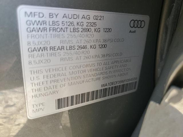 Photo 13 VIN: WA1DECF39M1094556 - AUDI Q3 PREMIUM 