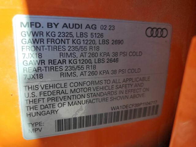 Photo 13 VIN: WA1DECF39P1104717 - AUDI Q3 PREMIUM 