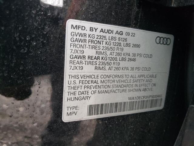 Photo 12 VIN: WA1DECF3XP1033463 - AUDI Q3 PREMIUM 