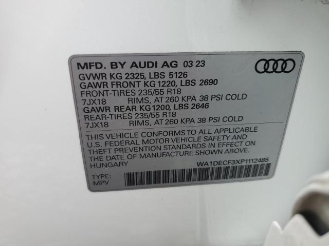 Photo 13 VIN: WA1DECF3XP1112485 - AUDI Q3 PREMIUM 