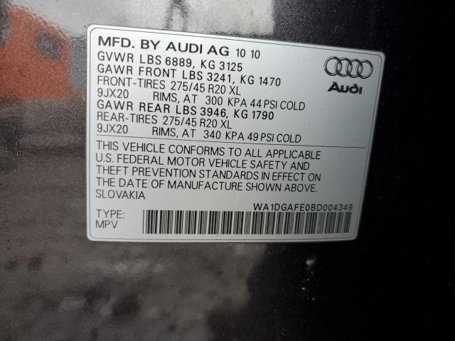 Photo 11 VIN: WA1DGAFE0BD004349 - AUDI Q7 